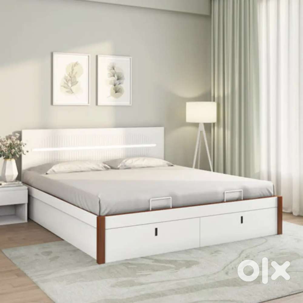 Tuesday bumper discount buy new double bed with box7299 EMI available