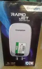 Crompton Rapid Jet 5 ltr Geyser (10 day Used)