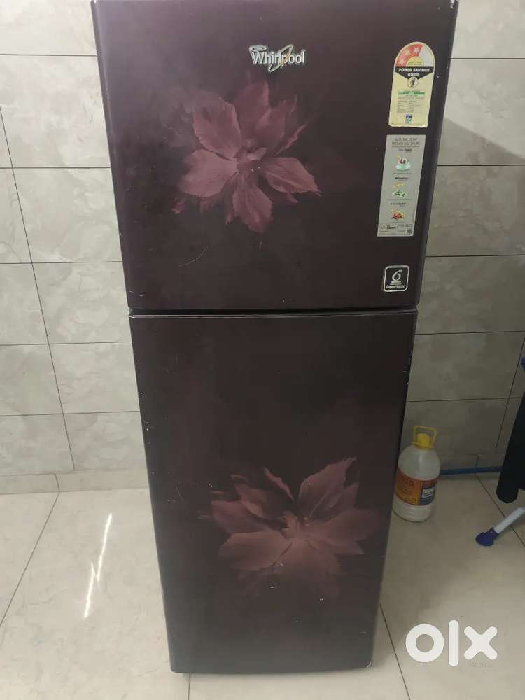 256l double door fridge