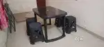 Brand new Plastic table with stool set