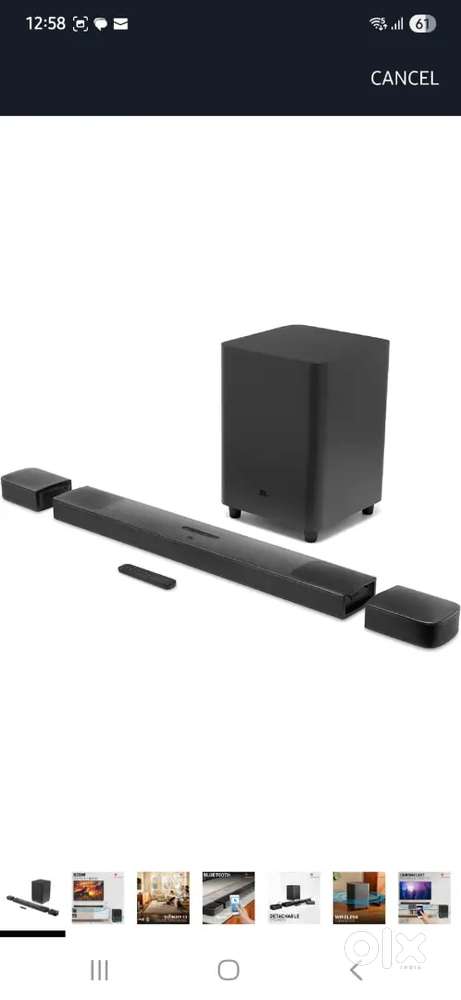 JBL 9.1 soundbar.