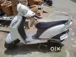 Self start activa i with new tyre