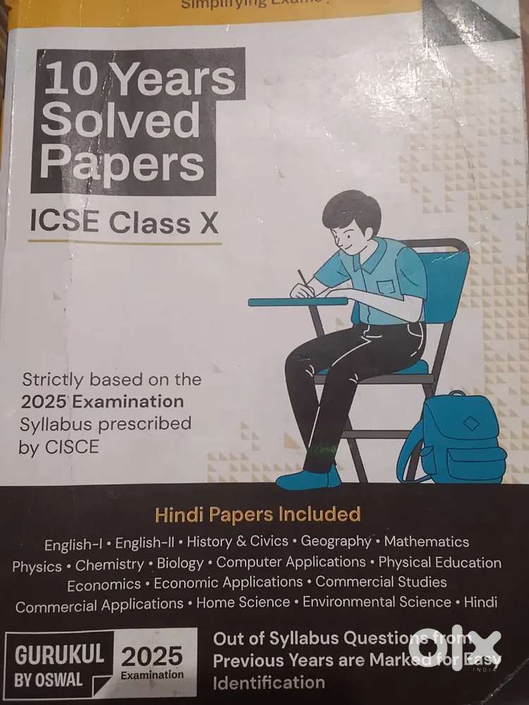 ICSE 10 year solved book