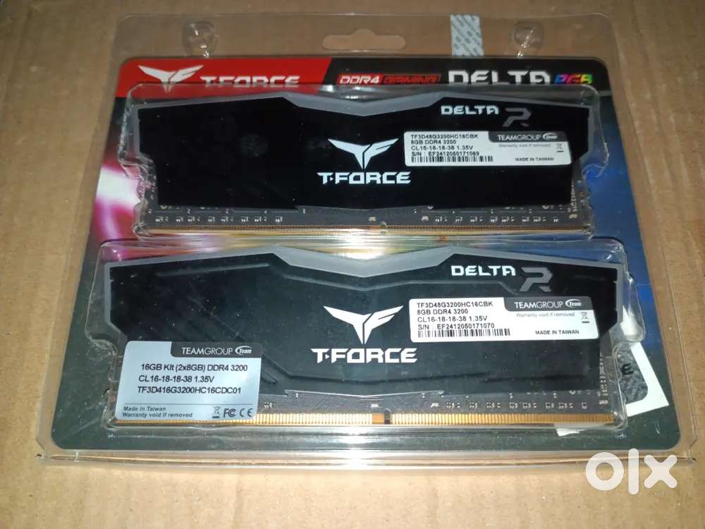 Delta RGB ddr4 gaming ram 8+8 =16GB