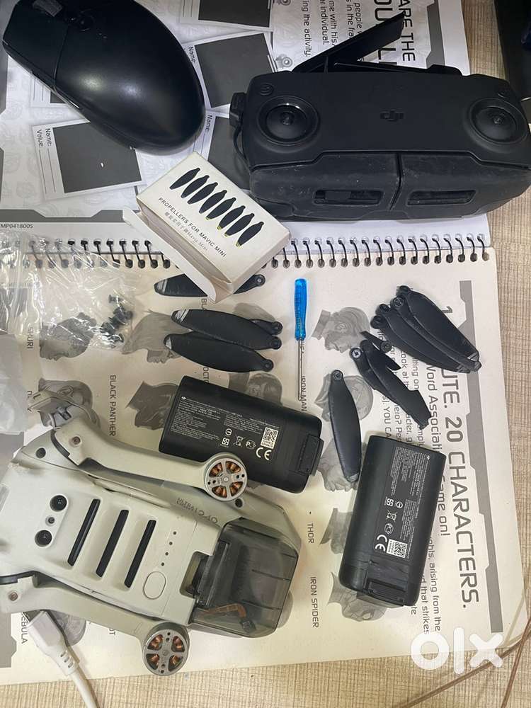DJI Mivic Mini (Crashed Drone+ Battery+Gimple protecter+RC +proeller