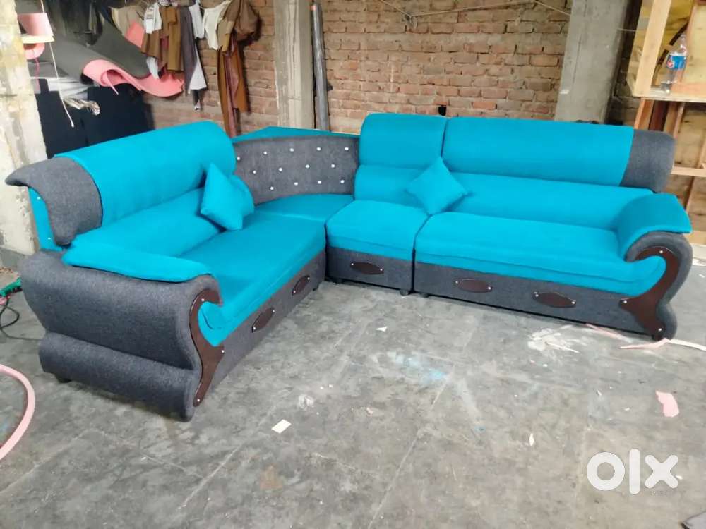 L shape sofa luxury model