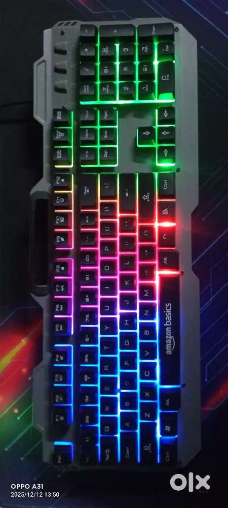 Amazon basics gaming keyboard multilight RGB!
