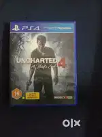 PS4 CD UNCHARTED 4 MINT CONDITION UNUSED