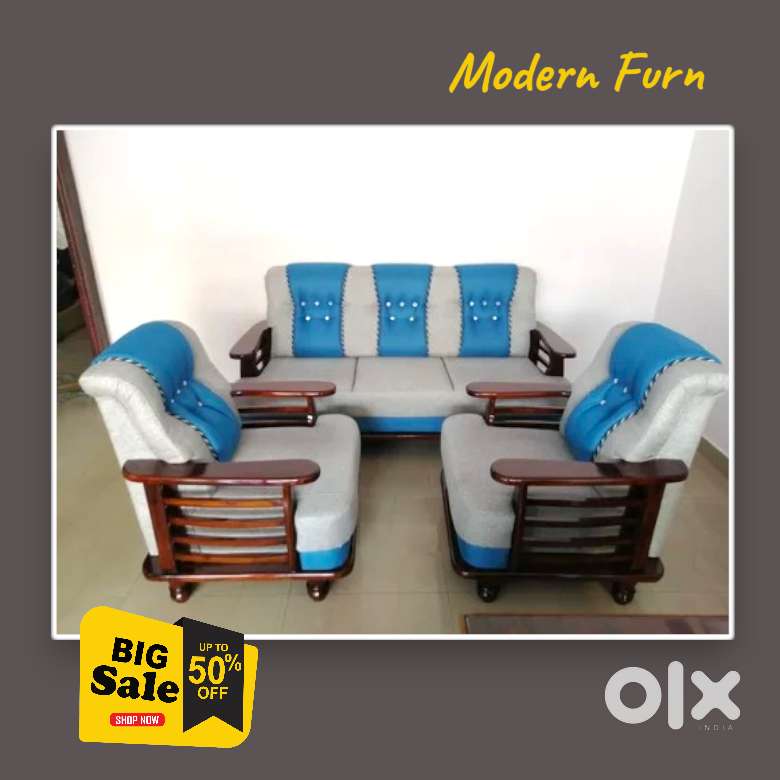 super offer sale wooden sofa set Cushion sofa set