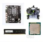 Zebronics h81 motherboard, intl i7 8gb ram