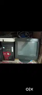 Computer, Key board, Speaker, Good condition