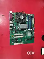 Intel DG965RY motherboard with core 2 duo processor and cpu fan