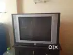 34 Inch LG Flatron TV & New TV stand