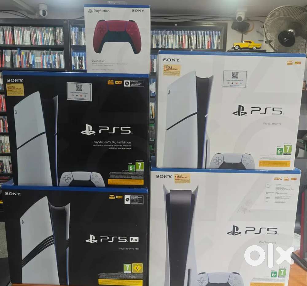 PlayStation 5 consoles with games and warranty sale offers