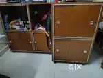 Wooden cupboard and TV Rack