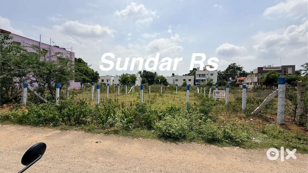 North facing 5.78 cent Dtcp approval site for sale in vadavalli