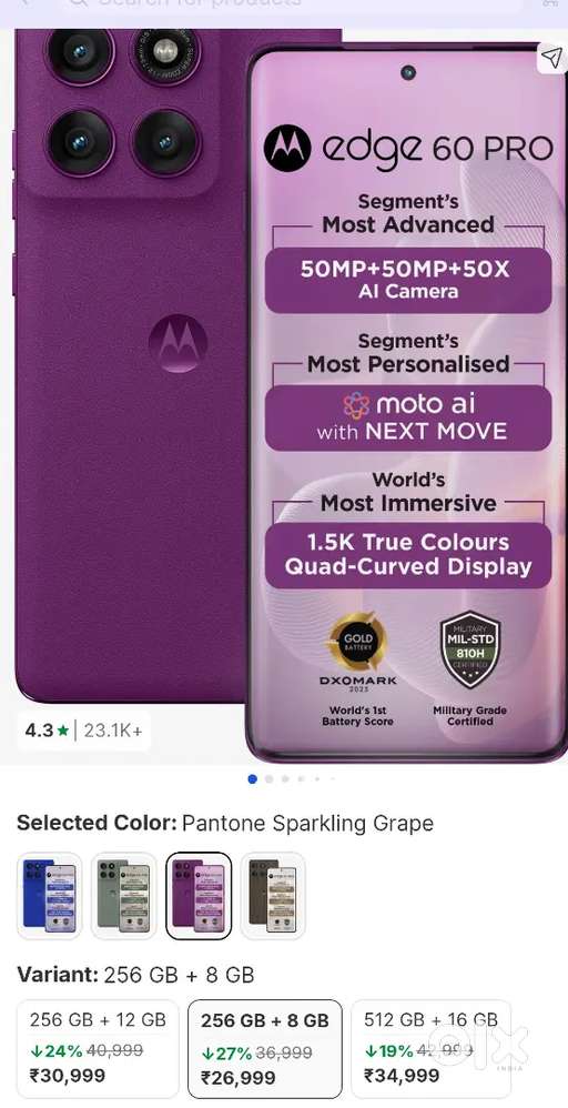 Motorola edge 60 pro