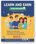 20 day's challenge/ Learn and Earn, Part time or full time