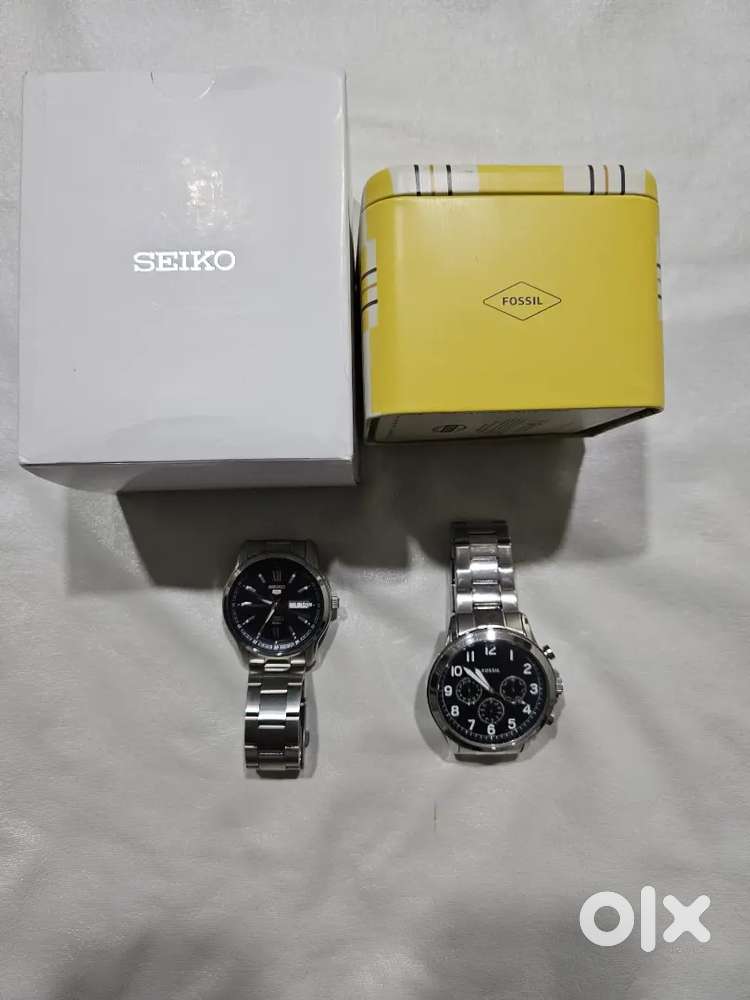 Seiko and Fossil Men's watch