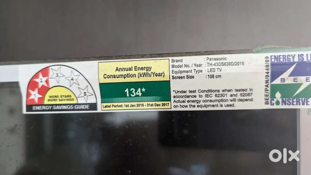Panasonic 43inches tv for sale