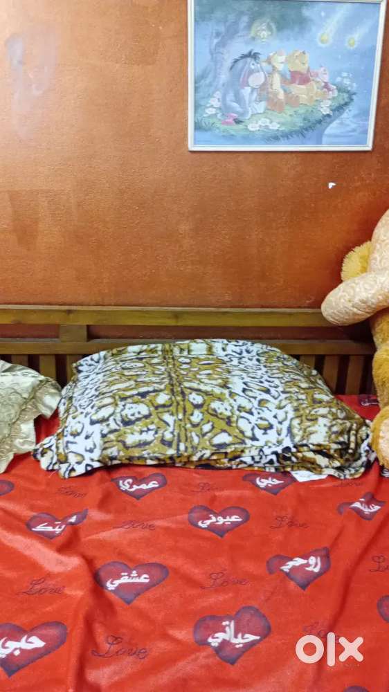 Family cot with mattress @ 8500 urgent sale