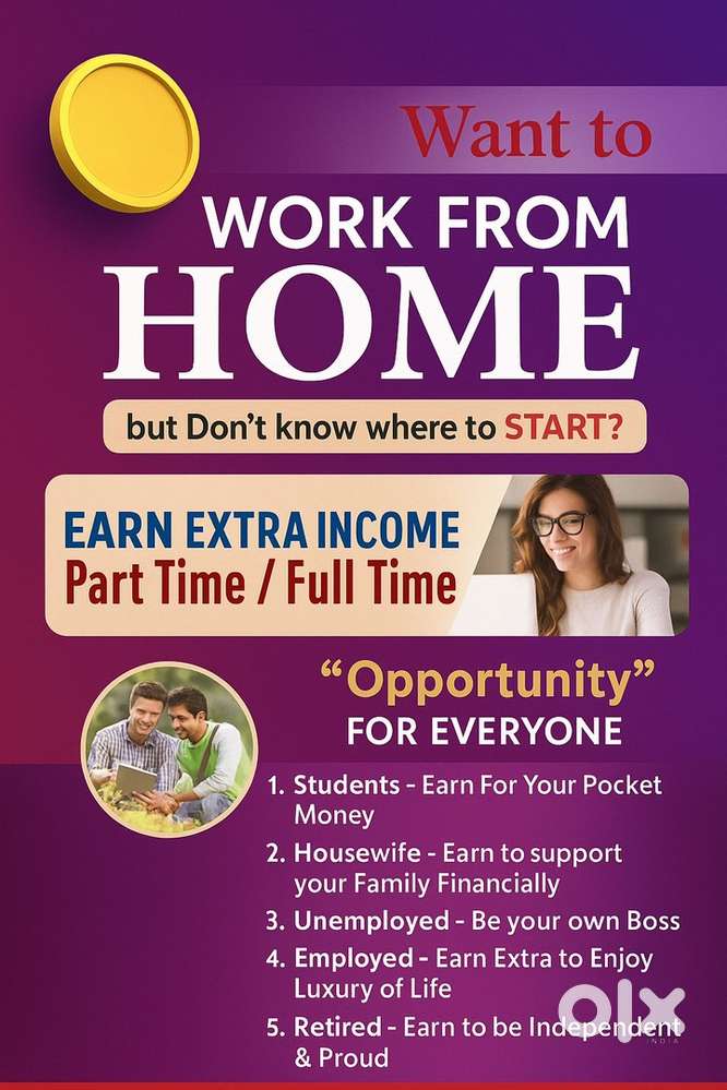 Work From Home Part time or Full time