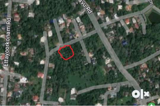 Trivandrum Plot (43 Cents) with House (2800 sqft) in Vattiyoorkav