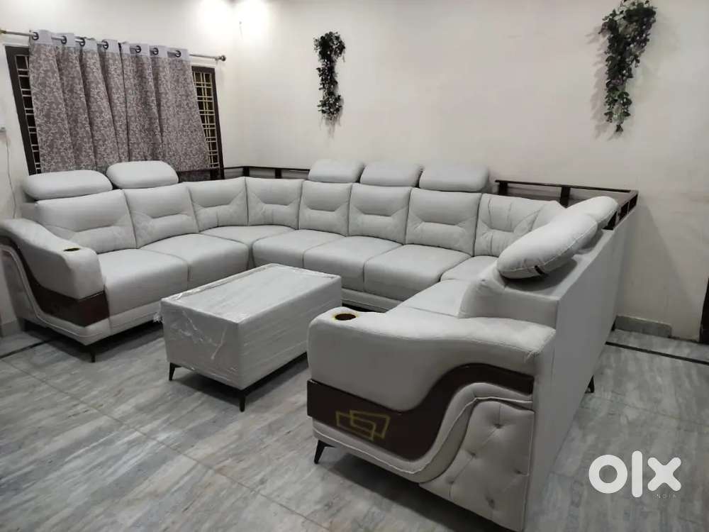 U shape sofa luxury gun model Whiting