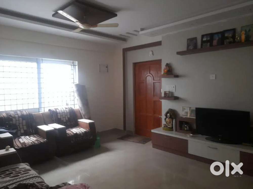 2bhk house with 2 bathroom and one kitchen, hall with passage
