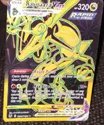 Rare pokemon card , Rayquaza Vmax gold
