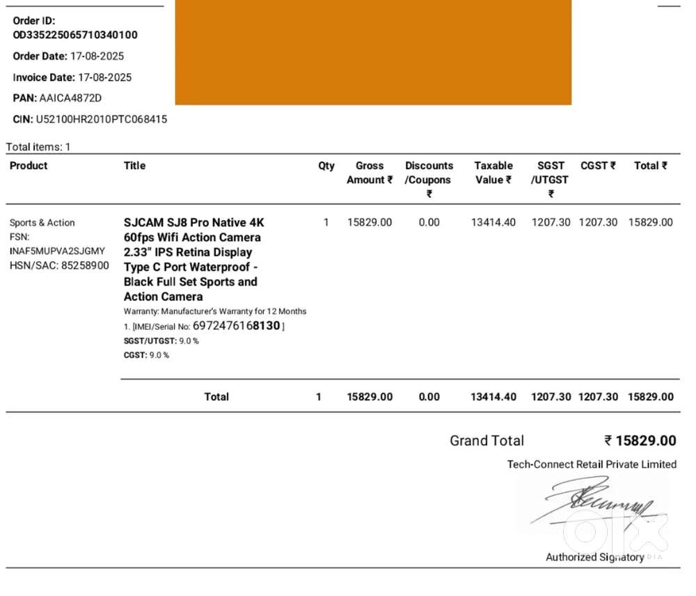 SJCAM SJ8 Pro Native 4
60fps
Black Full Set Sports and
Action Camera