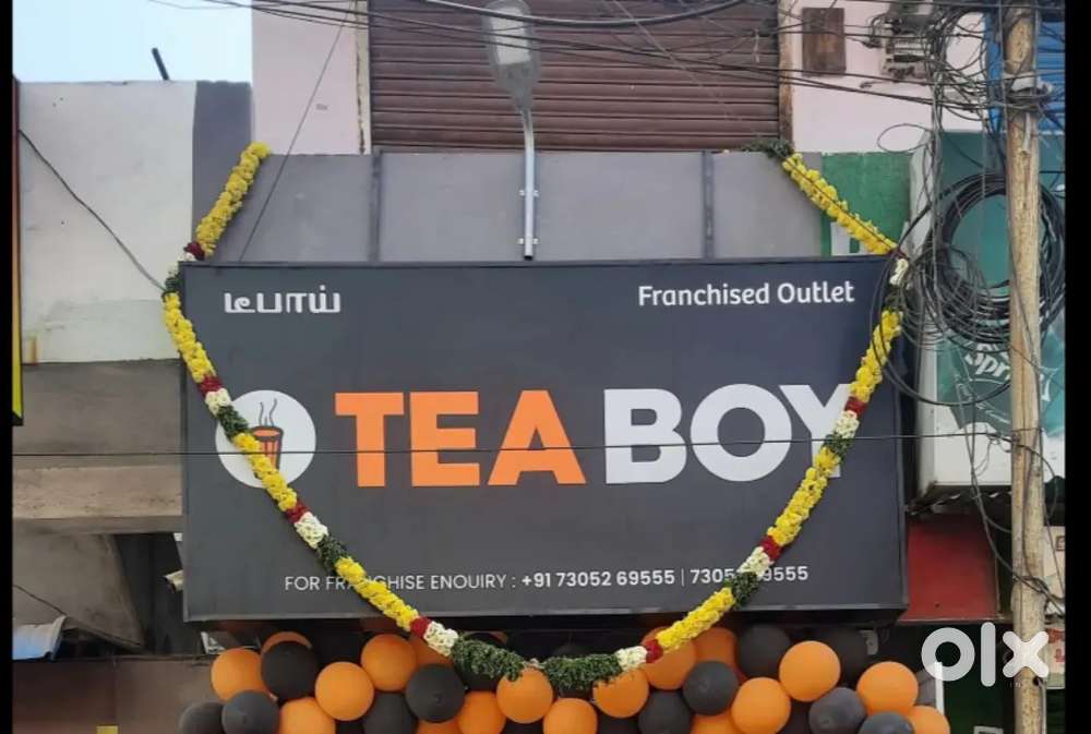 Tea boy next to MSS transport