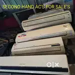 SECOND HAND AC'S FOR SALES