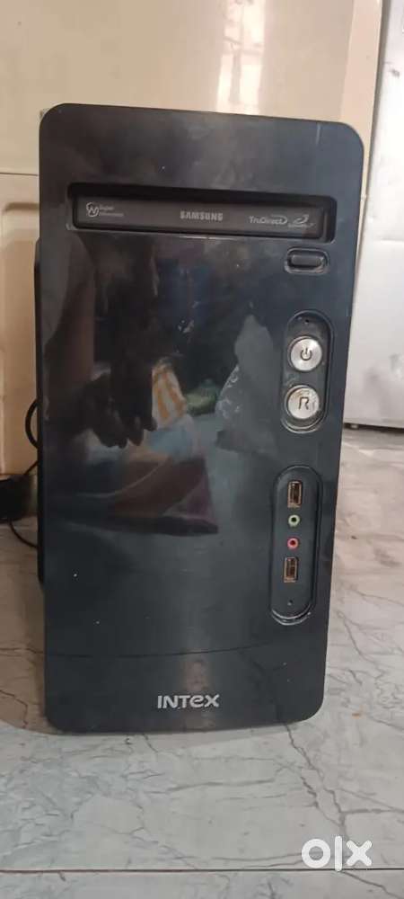 Intex cabinet with CPU Intel, Motherboard, Ram and 250Gb HDD, Keyboard