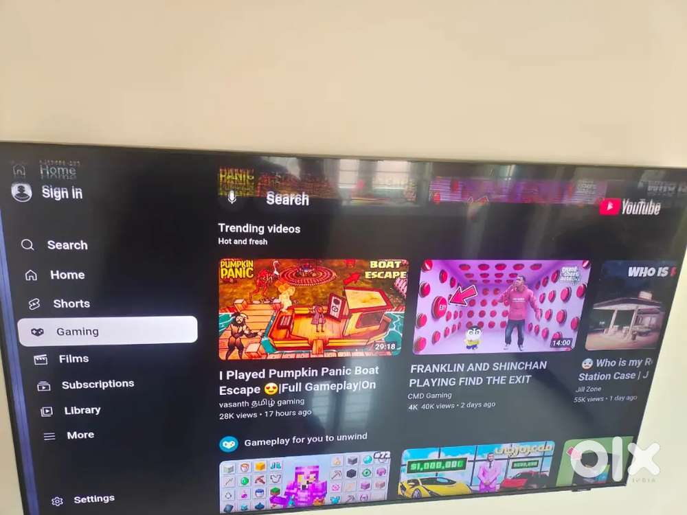 SAMSUNG TV  55 INCH GOOD CONDITION