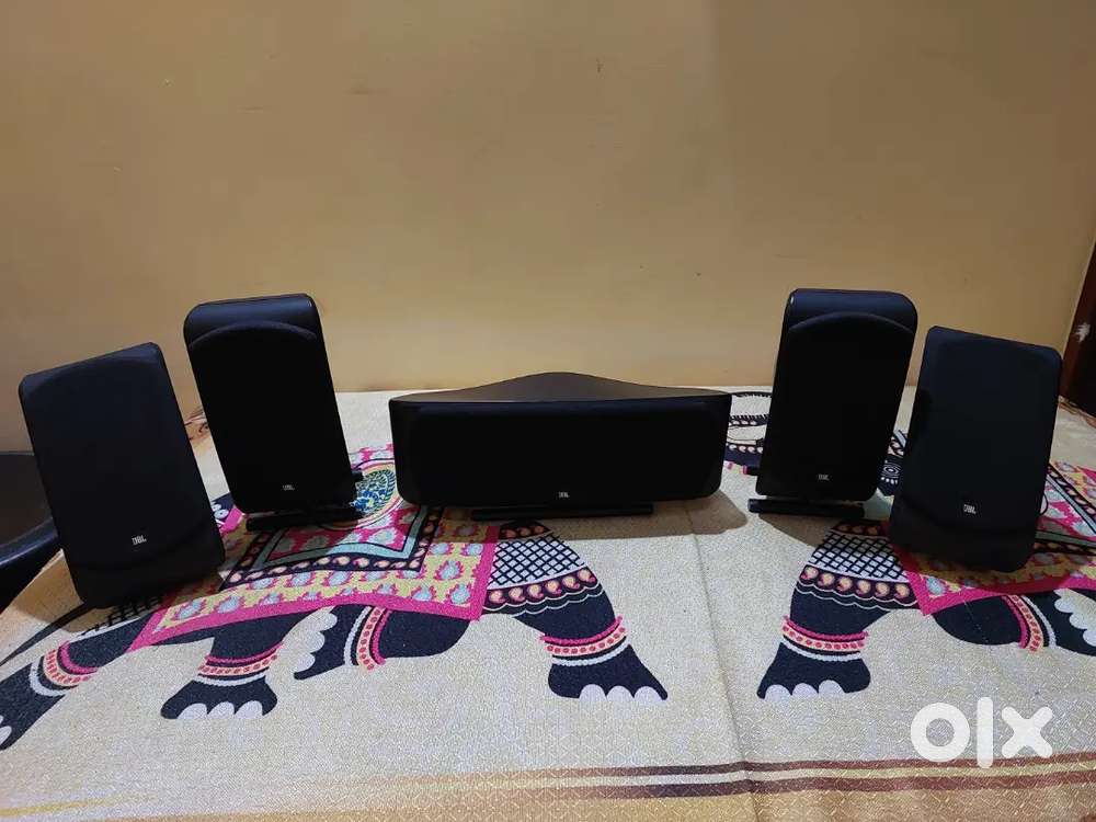 Jbl 5 speakers, Kliptch passive soundbar, sorounds