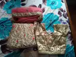Stitched skirt and blouse