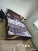 Non storage bed with mattress
