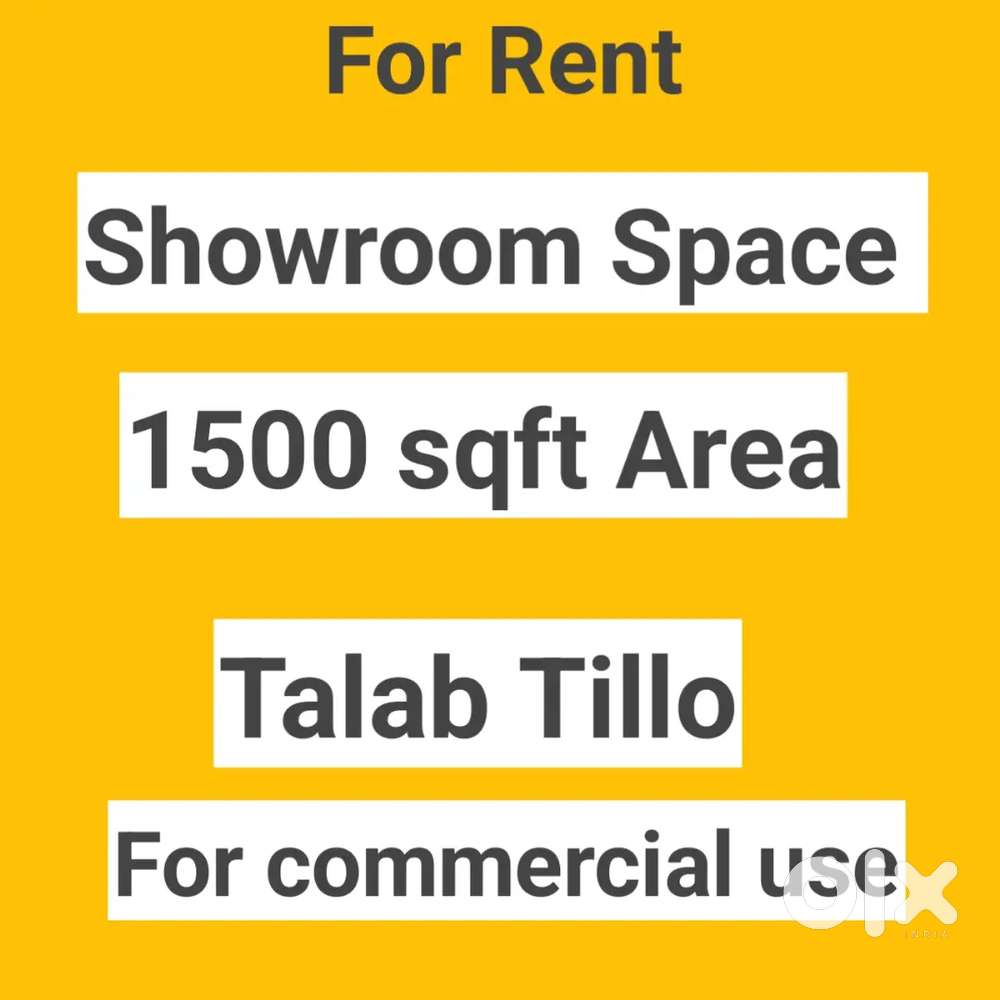 1500 sqft shop Space Talab tillo