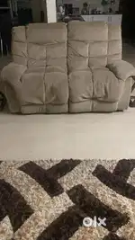 3+2 recliner sofa set gently used in whitefield