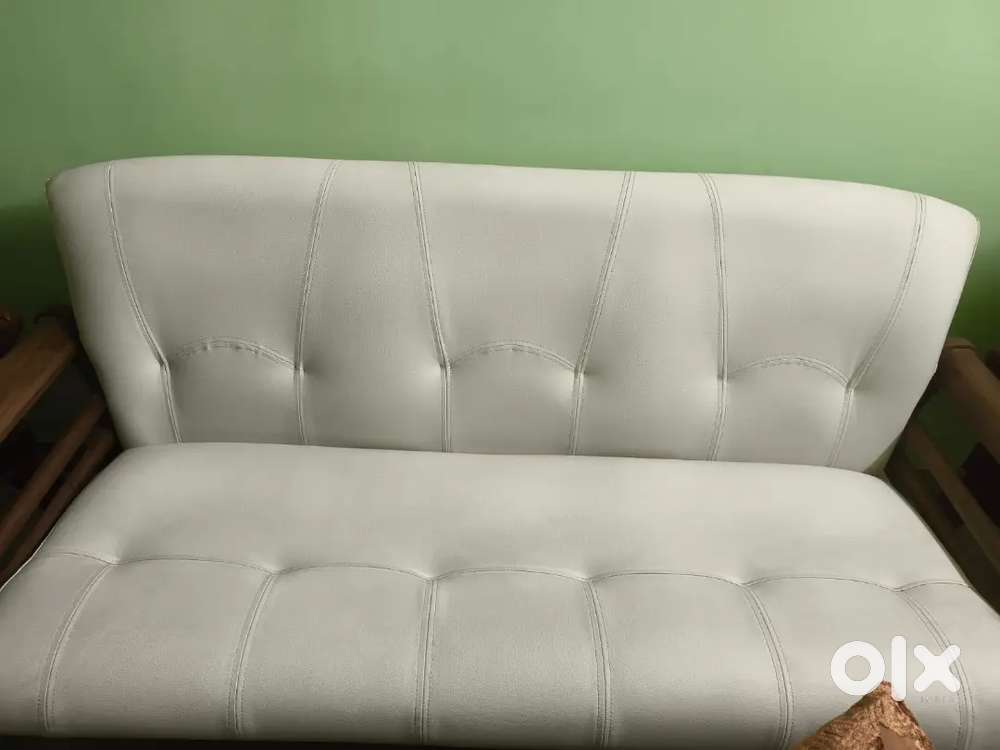 New 2years segun wooden sofa
