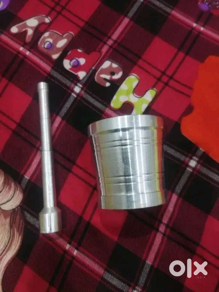 Heavy-Duty Aluminum Mortar & Pestle – Spice & Herbal Grinder