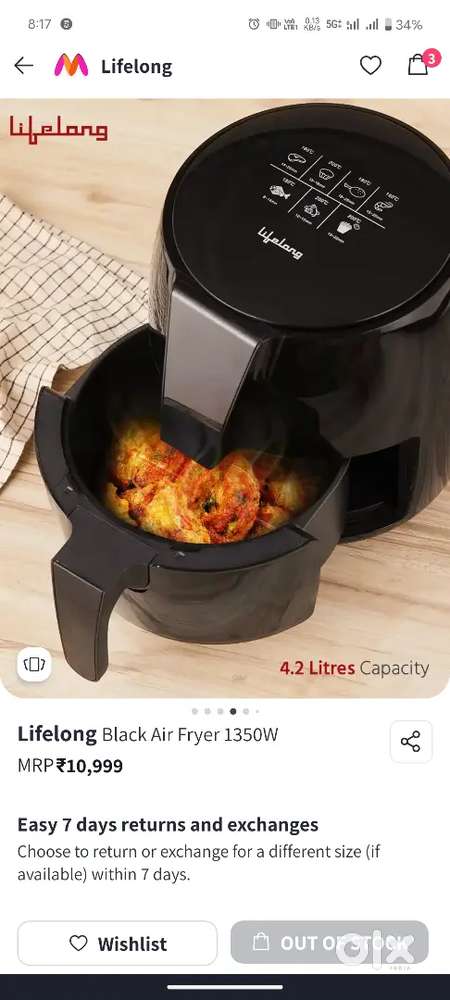 Lifelong Air fryer