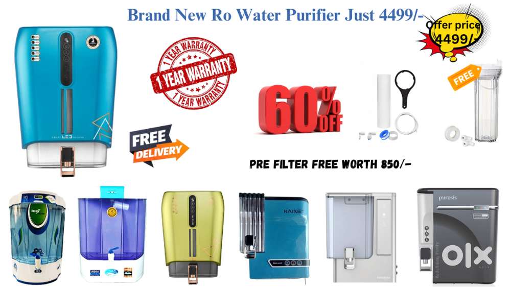 Brand New RO Water Purifier starts From Just 4499/-