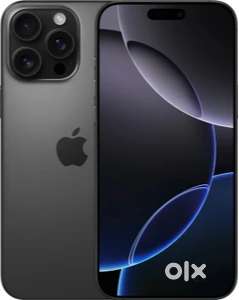 iPhone 16 pro max Black Titanium