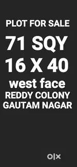 71 SQY WEST FACE PLOT AT GAUTAM NAGAR COLONY REDDY COLONY HANAMKONDA