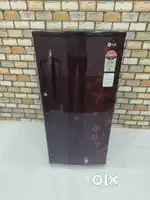 LG 5 star rating 190 ltrs maroon colour flower model with shipping