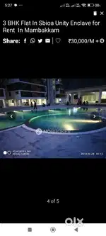 Sbioa enclave House rent in mambakam near VIT college