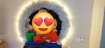 Beautiful Decorative Flower Ring with LEDLights Perfect forHome&Events