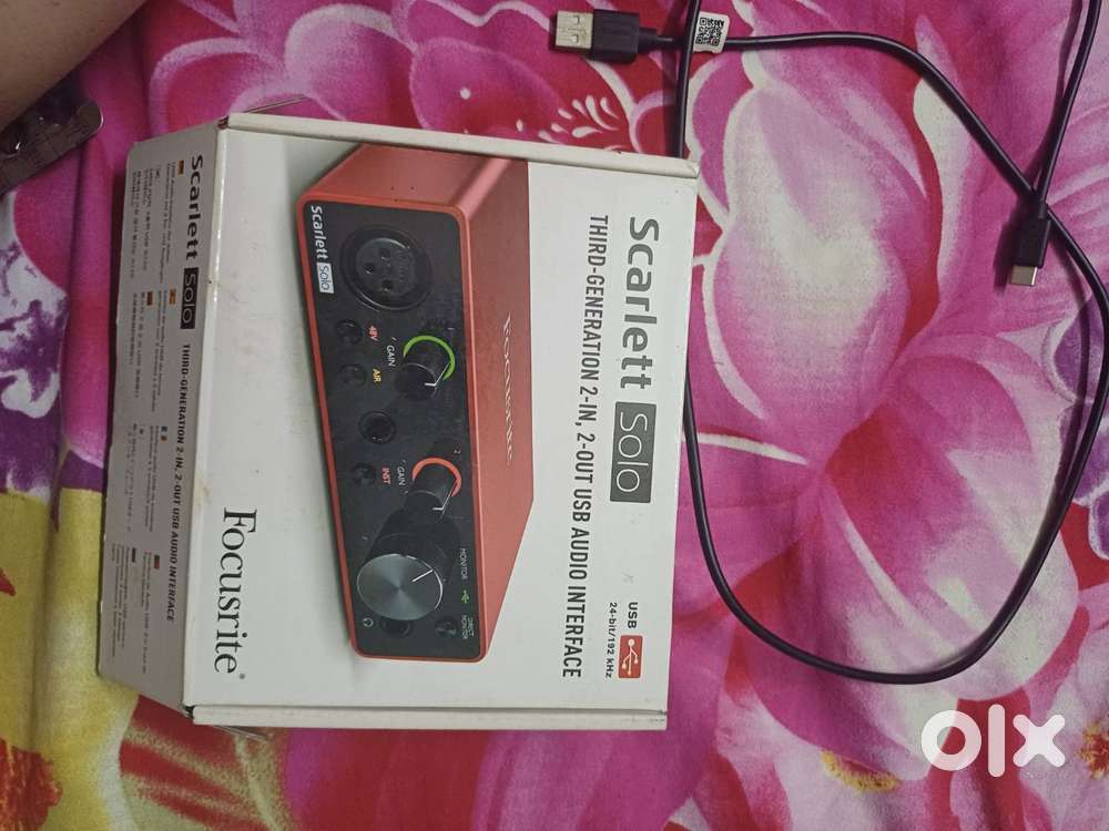 Focusrite Scarlett Solo (3rd Gen) – 1 Year Old  Excellent Condition